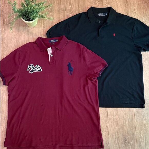 ((2 PIECE)) POLO RALPH LAUREN MENS XXL POLO BUNDLE - Picture 1 of 7